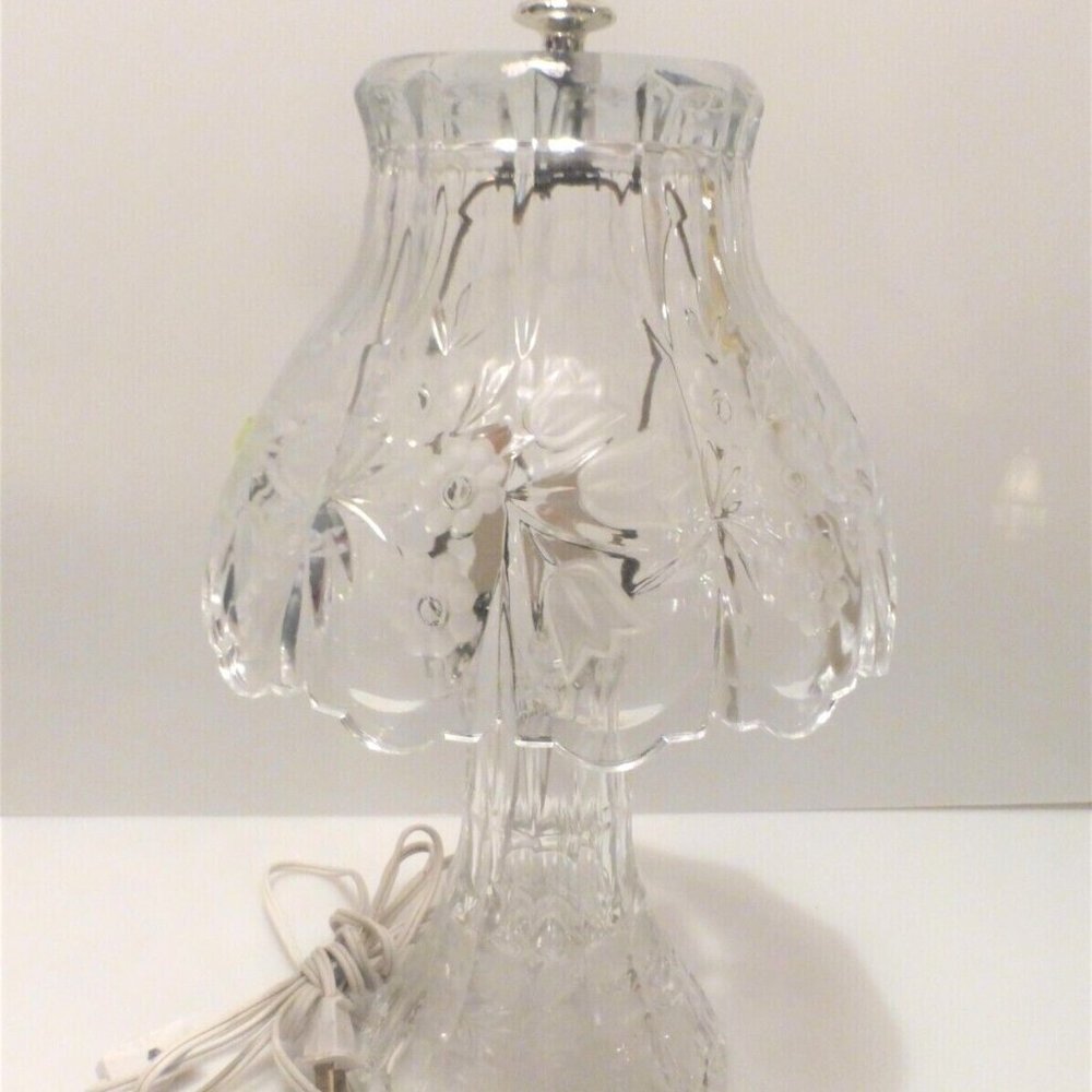 MYCOL -  Pinwheel CRYSTAL TABLE LAMP Electric Lamp Vintage Lamp Night Light